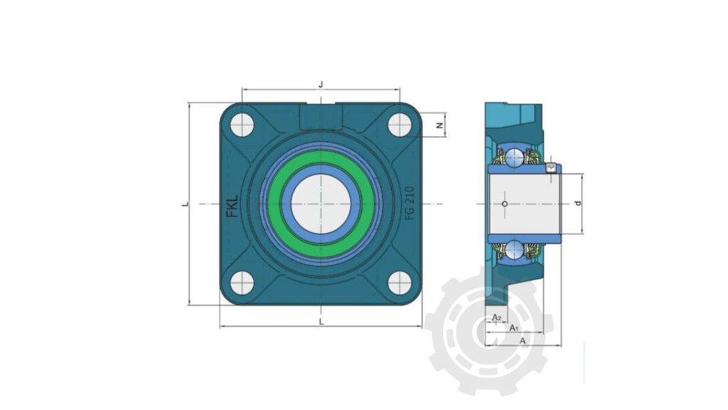 RULMENT LEFG 208 TDT FKL