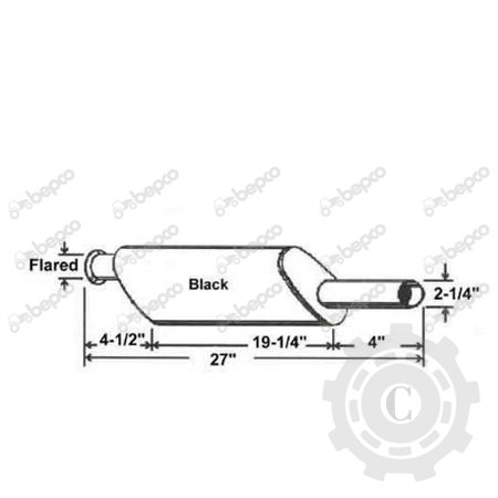 TOBA ESAPAMENT 78 - L 678 MM