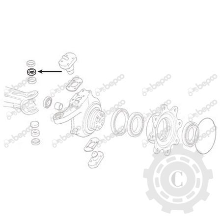 RULMENT PIVOT 33X68X22.5 MM