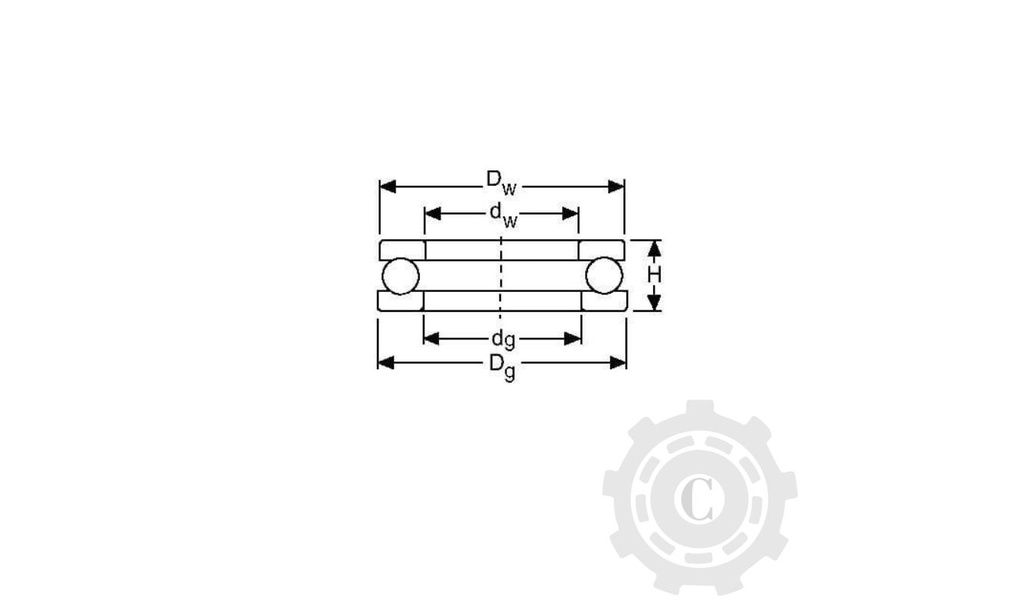 RULMENT URB 51104