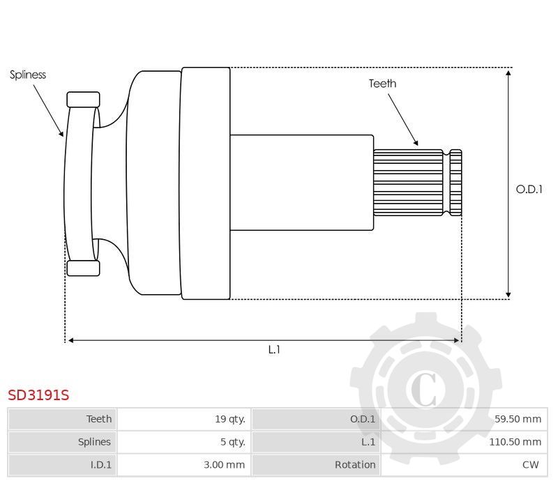 BENDIX SD3191S