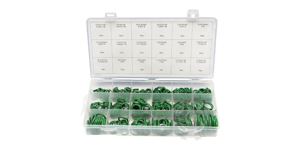Trusa O-ring 420 piese culoare verde
