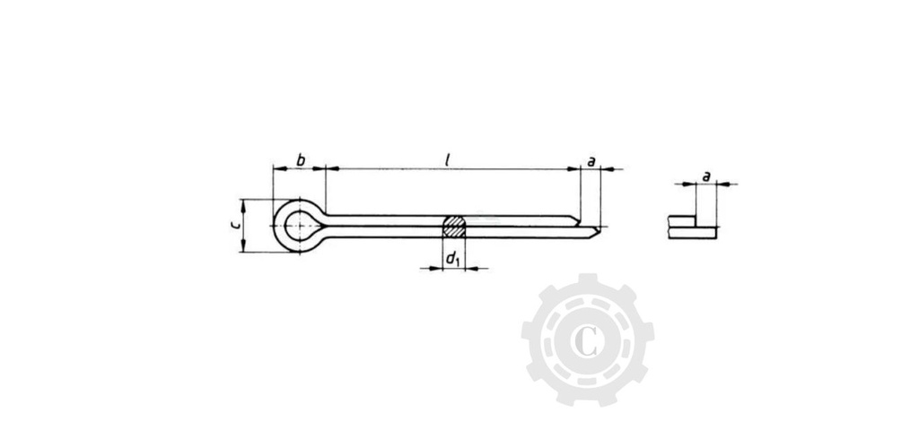 946363 SET 5 BUC SPLINT DE SIGURANTA 6.3X63MM