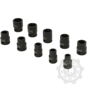 1803924010PKR SET CAPETE CHEI TUBULARE DE IMPACT 1/2",10 PIESE