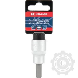 18060135008KR CAPAT CHEIE TUBULARA 1/2"CU PROFIL HEXAGONAL EXTERIOR 8MM