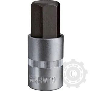 18060135019KR  CAPAT CHEIE TUBULARA 1/2"CU PROFIL HEXAGONAL EXTERIOR 19MM