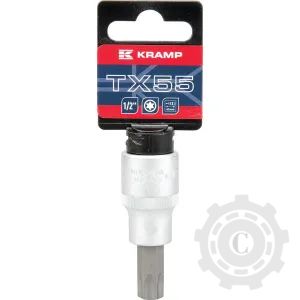 18060136055KR CAPAT CHEIE TUBULARA 1/2" CU PROFIL TORX EXTERIOR  TX 55