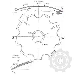 23246106KR TALER DISC CRESTAT 460X6MM