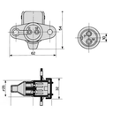 25001100 PRIZA 2 POLI