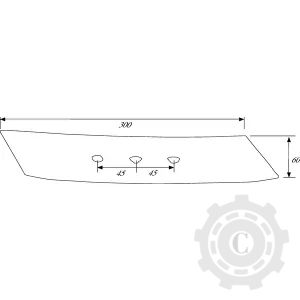 27011201N VARF  BRAZDAR MP293 DREAPTA