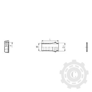 106625 RACORD FURTUN 25MM 1 1/2