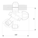 4012255 SUPORT DUZA ISO 3 CAI TIP CLEMA 3/4"