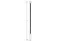 COLIER PLASTIC NEGRU 7,6X370 TRB76370BLA