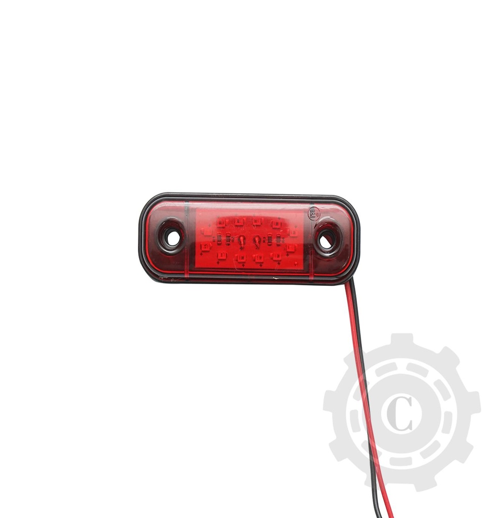 LAMPA LATERALA GABARIT SLIM ROSU 12-24V