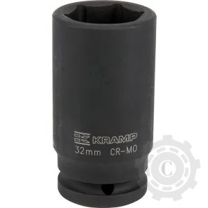 1803546632KR CAPAT LUNG CHEIE TUBULARA  DE IMPACT 3/4"CU PROFIL HEXAGONAL INTERIOR 32MM