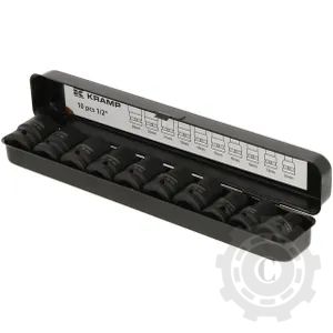 1803924010PKR SET CAPETE CHEI TUBULARE DE IMPACT 1/2",10 PIESE