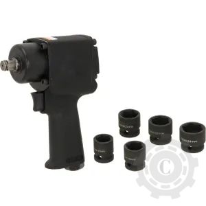 1919101205KR SET PISTOL PNEUMATIC 1/2" 680Nm 5 PCS
