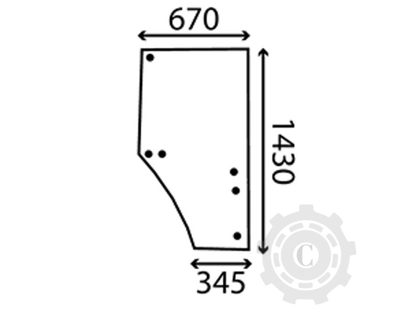 GEAM USA STANGA L169102KR