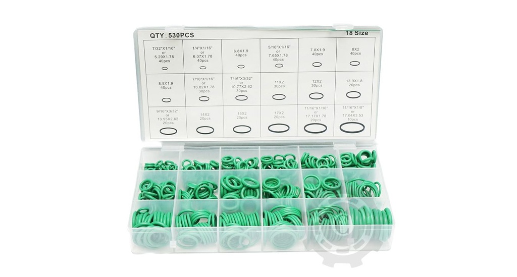 TRUSA ORING VERDE 530 PIESE PENTRU AER CONDITIONAT