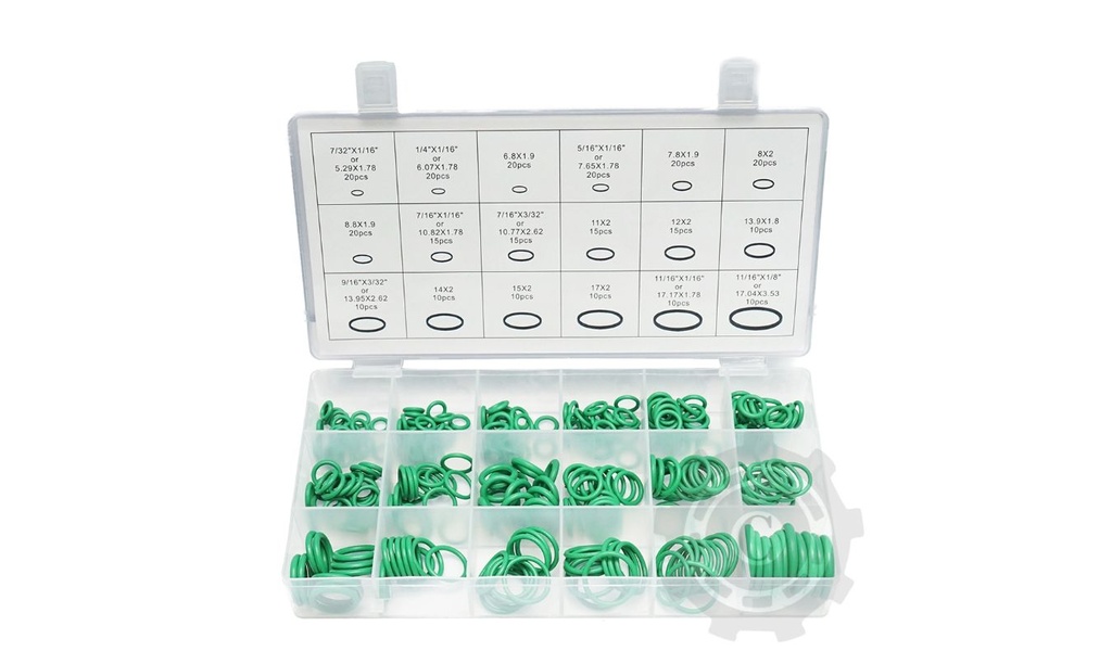 TRUSA O-RING VERDE 270PCS