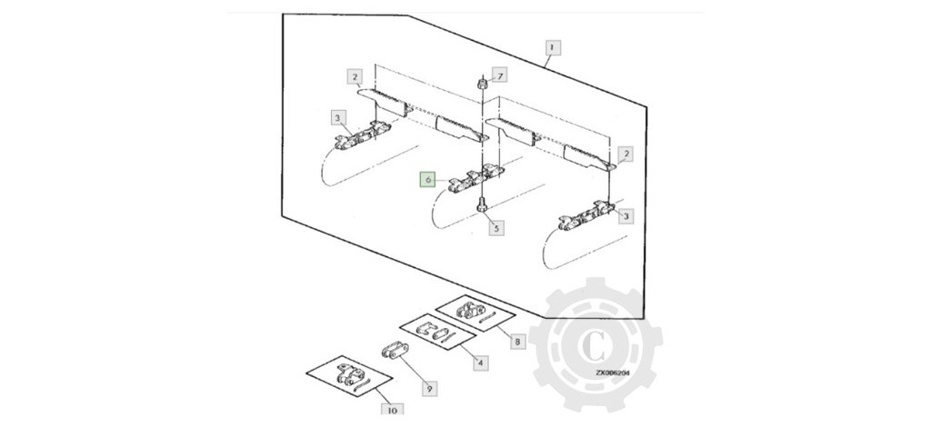 LANT TRANSPORTOR CENTRAL JD MIJLOC 
