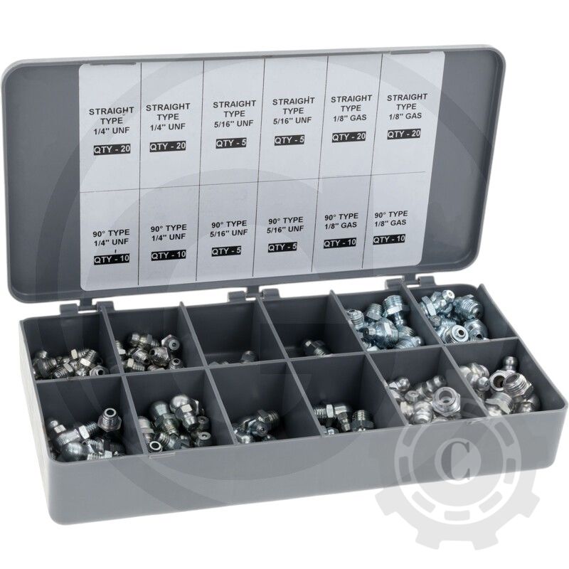 Sortiment nipluri de gresare 110 piese