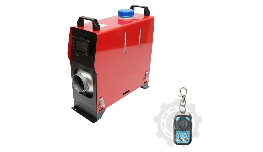 Sirocou, incalzitor stationar silentios 12/24-220V, 5KW, display LCD, cu telecomanda