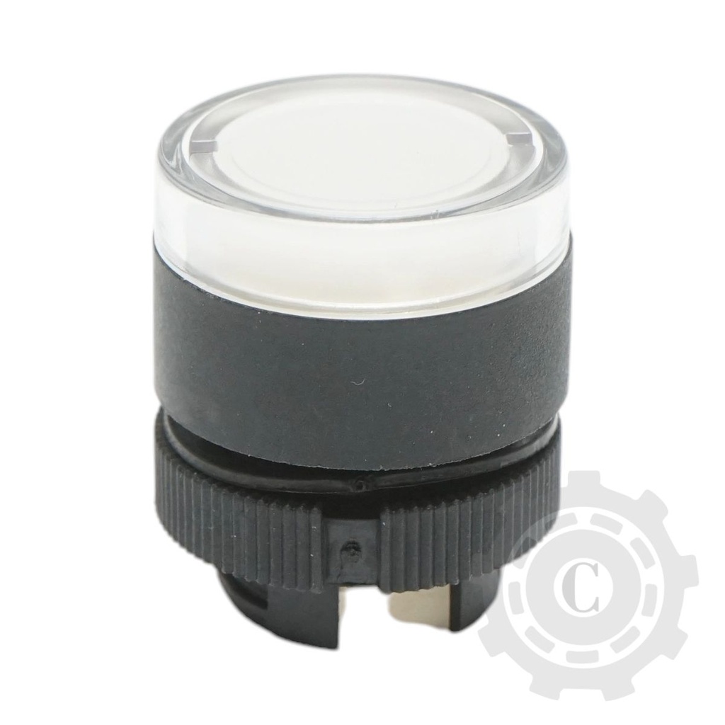 Cap buton comanda iluminat alb Ø 22mm LAY5