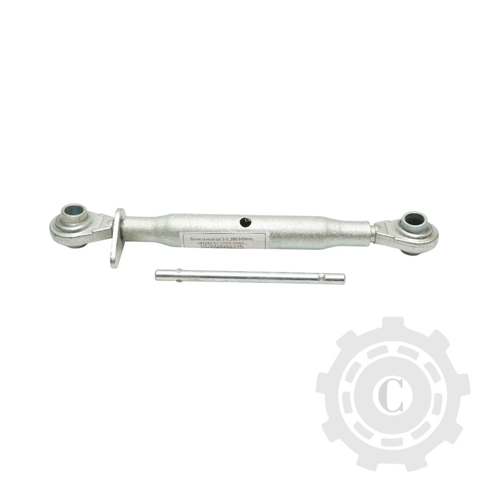 Tirant central reglabil 380-540mm, categoria 1-1, filet M22x2.5