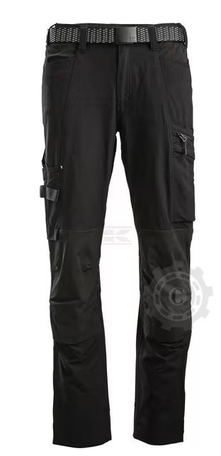 Pantaloni unisex 2XL talie 41-45" negru 4 Way Stretch Kramp