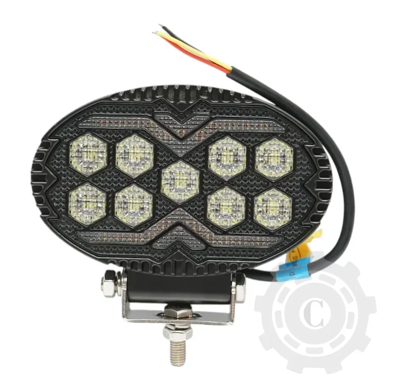 Proiector oval LED cu DRL 9-36V, 20W