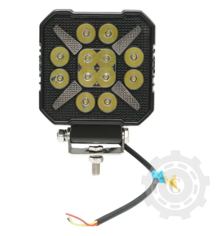 Proiector patrat LED cu DRL 9-36V, 20W