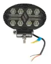 Proiector oval LED cu DRL 9-36V, 19W