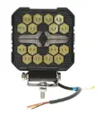 Proiector patrat LED cu DRL 9-36V, 22W