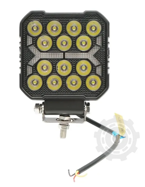 Proiector patrat LED cu DRL 9-36V, 16W