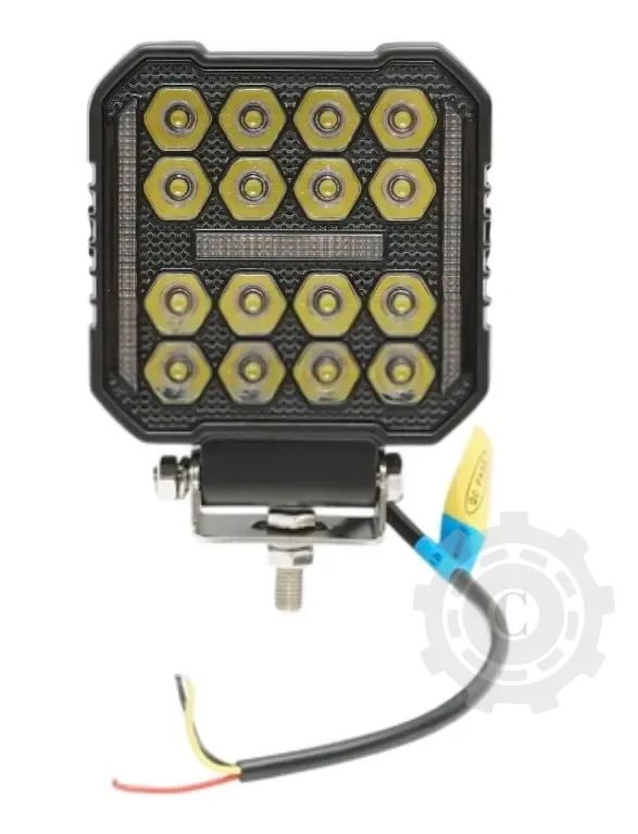 Proiector patrat LED cu DRL 9-36V, 18W