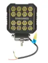 Proiector patrat LED cu DRL 9-36V, 18W