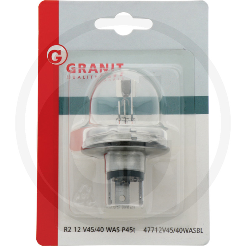 47712V45/40WASBL GRANIT Bec 12V45/40WAS / R2 Blister