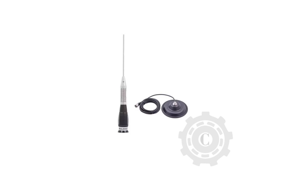 MEGAWAT ML145 BLACK ANTENA RADIO CB CU MAGNET 145PL