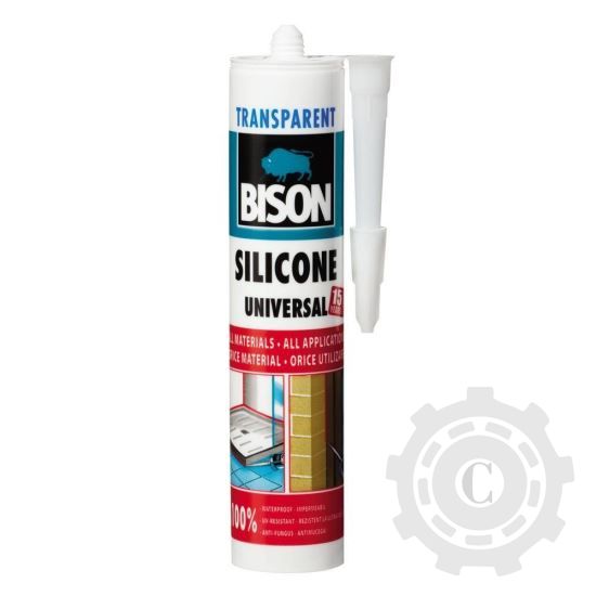 SILICON UNIVERSAL TRANSPARENT  280ML BISON