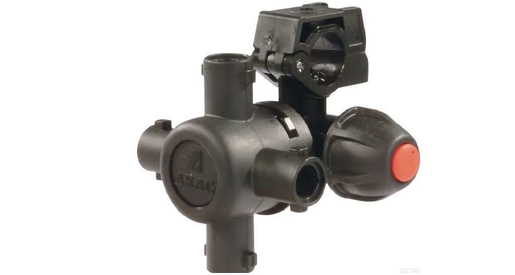 Suport duză 4 căi pentru țeavă 22mm