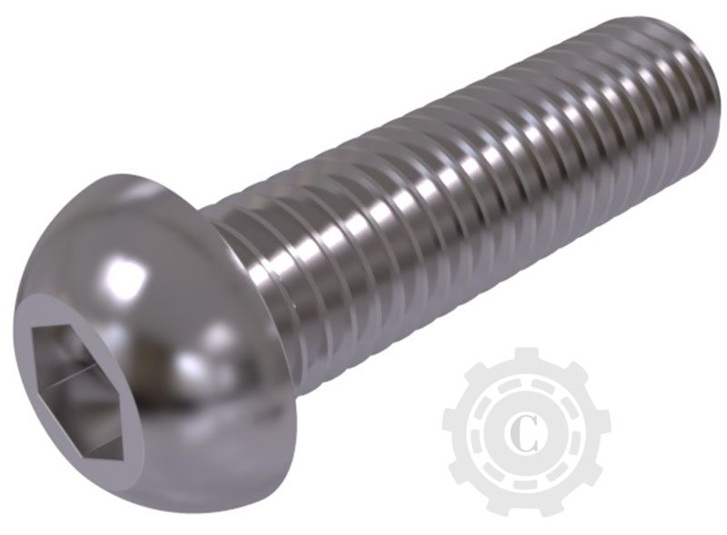 SURUB M6X25 INOX DIN7380