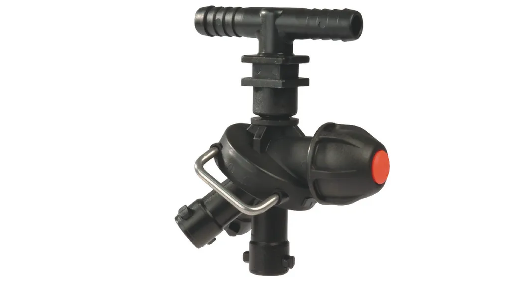 Suport duză 3 căi ISO dcv două capete furtun 1/2"