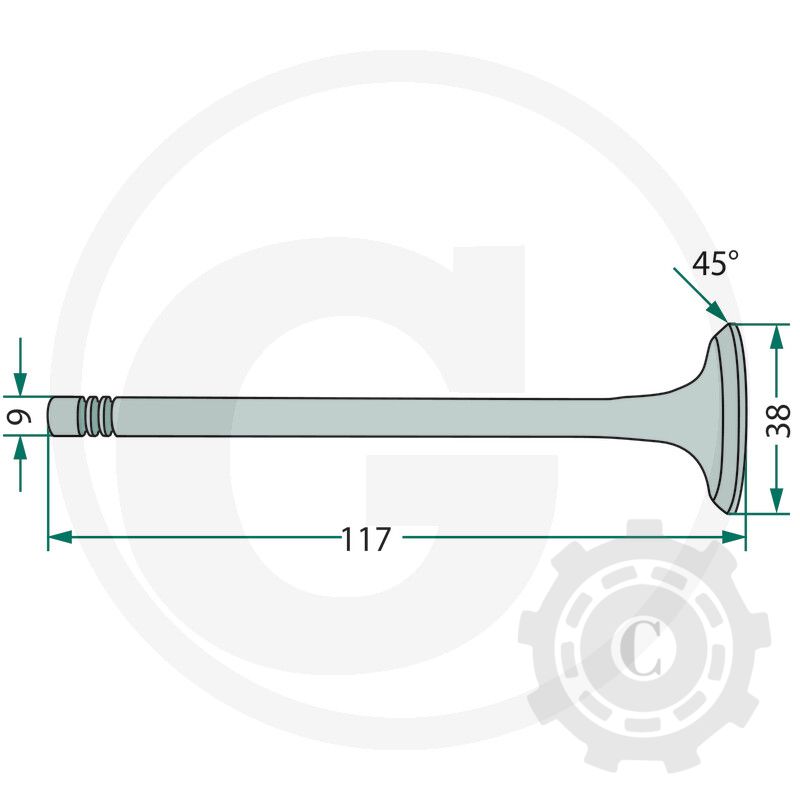 SUPAPA DE EVACUARE RENAULT MWM