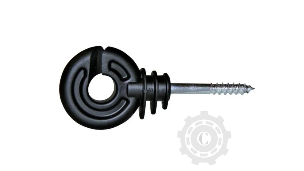 Izolator inelar negru surub diametru 5,0mm 50 buc. Farma