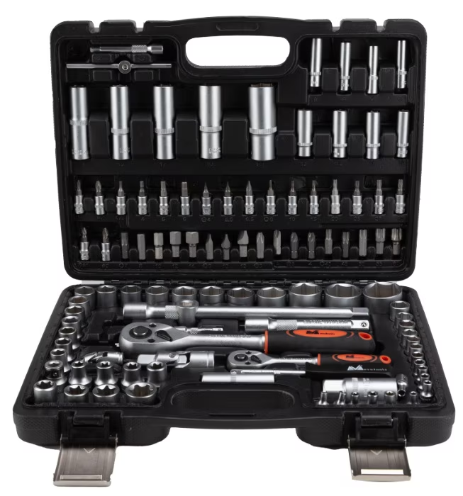 Trusa tubulare, negru 108 piese