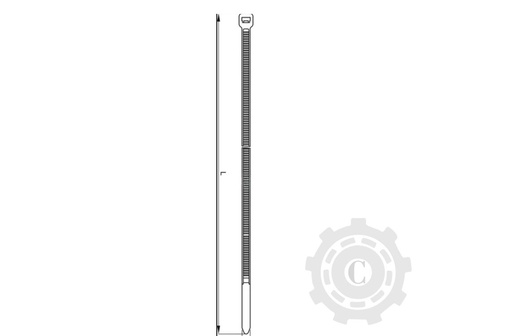 [CP064438] COLIER PLASTIC NEGRU 9X430 TRBUV90430BLA