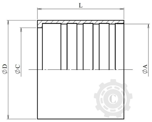 [CP064865] BUCSA TEFLON RIDAT DN 32
