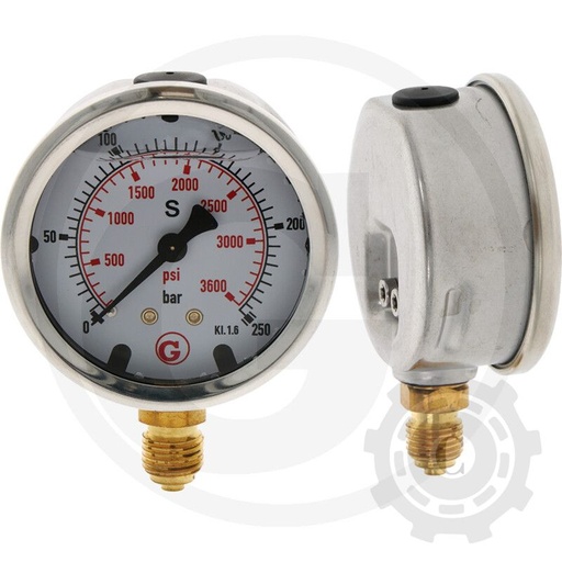 [CP069051] MANOMETRU 250 BAR 63MM 1/4"