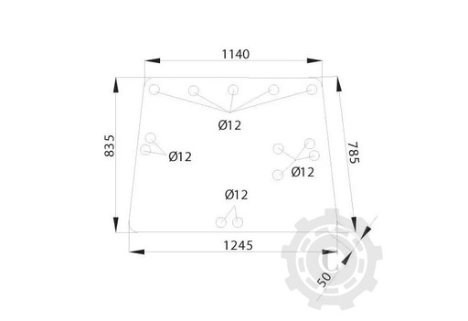 [CP069308] GEAM SPATE JOHN DEERE 26/4071-9